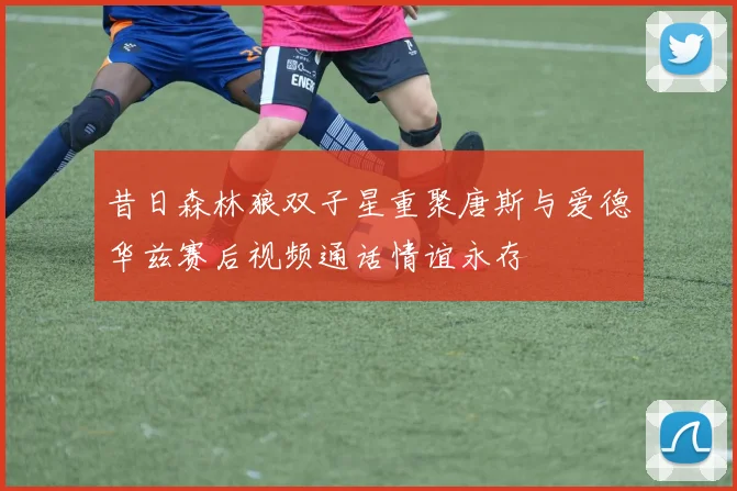 昔日森林狼双子星重聚唐斯与爱德华兹赛后视频通话情谊永存